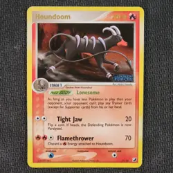 Houndoom 7/115 — Pokemon EX Unseen Forces (2005) — Reverse Holo Stamped — NM - Image 1