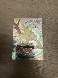 2000 Topps Chrome Pokemon #123 Scyther Chrome - Image 2