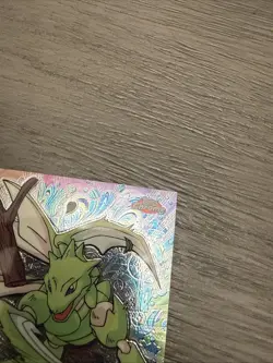 2000 Topps Chrome Pokemon #123 Scyther Chrome - Image 4