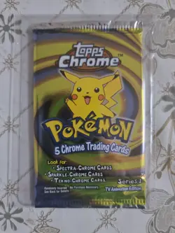 Pokemon Topps Chrome Booster Pack Series 1- From Box Opening - Image 1