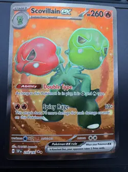Scovillain ex (#216/191) - Holofoil SV - Surging Sparks NM Pokemon - Image 1