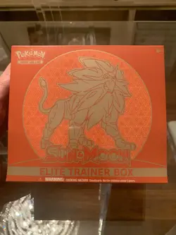 Pokemon Sun & Moon Base Set Elite Trainer Box ETB (Solgaleo) Factory Sealed - Image 1