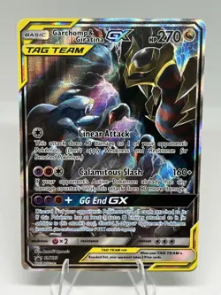 Pokemon Garchomp & Giratina GX 225/173 Tag Team GX Ultra Rare Holo Japanese - Image 1