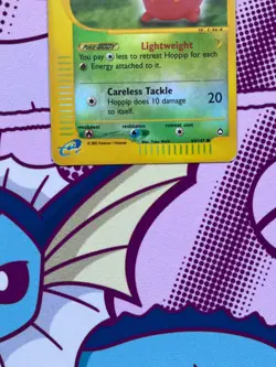 Pokemon TCG - Hoppip 83/147 - Aquapolis - WOTC - Vintage - Reverse Holo - MP/LP - Image 3