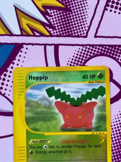 Pokemon TCG - Hoppip 83/147 - Aquapolis - WOTC - Vintage - Reverse Holo - MP/LP - Image 5