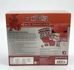 POKEMON NEW FACTORY SEALED SWORD & SHIELD BATTLE STYLES ELITE TRAINER BOX ETB ! - Image 2
