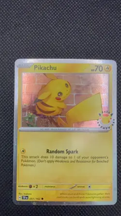 Pikachu 051 /162 Stamped 2026 Pokemon Day 30th Anniversary Promo Cosmos Holo - Image 1