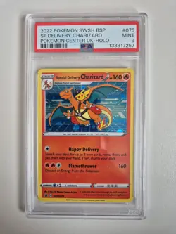 PSA 9 Special Delivery Charizard SWSH075 Pokemon Centre Black Star Promo MINT - Image 1