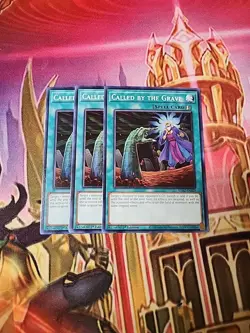 3X Called by the Grave - SDAZ-EN029 - Common 1ST NM Yugioh - Image 1