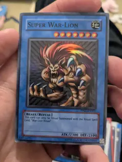 YUGIOH Super Rare Super War-Lion PP02-EN001 - Image 1