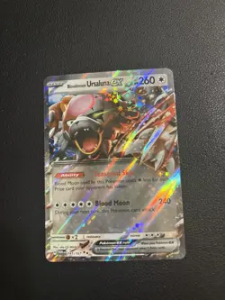 Pokemon Card Bloodmoon Ursaluna EX 141/167 Twilight Masquerade - Near Mint - Image 1