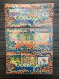 1998 Pokemon Cards Tropical and Rainbow Island Promo Packs Set of 3 - Image 1