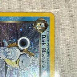 Dark Blastoise No. 009 --Rocket Gang Holo Card [Japanese] Pokemon TCG - Image 3