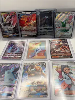 Lot Of 10 Pokemon Cards (FULL ART / HOLO / V / GX / EX) - Image 1