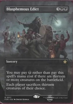 Blasphemous Edict - Foundations - Magic the Gathering - Image 1