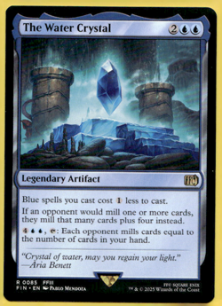 THE WATER CRYSTAL FINAL FANTASY FIN RARE LEGENDARY ARTIFACT MTG 85 - Image 2
