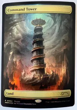 Command Tower- MTG NM EN Foil PROMO 0002 - Image 1
