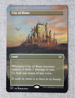 City of Brass NM Borderless Double Masters MTG - Image 1