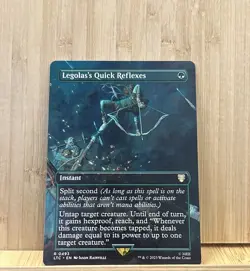 MTG LTC 0493 - “Legolas’s Quick Reflexes” - Extended Art - Non-FOIL - Image 1