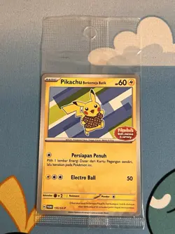 Pokemon TCG Pikachu Berkemeja Batik Indonesia Journey Stamped Promos- Sealed-MNT - Image 5