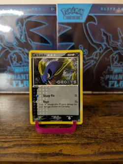 Pokemon TCG - Carvanha 56/107 - EX Deoxys - Stamped - Reverse Holo - Image 1