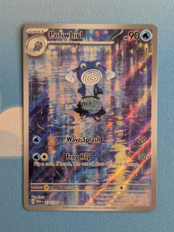 Pokemon TCG Poliwhirl 176/165 - 151 - Illustration Rare - Near Mint (NM) - Image 1