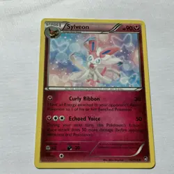 Pokemon Sylveon 72/111 XY Furious Fists Rare Regular Stage 1 Fairy HP 90 - Image 1