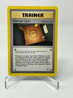 Pokemon Gym Heroes Trainer Narrow Gym 124/132 Regular Pack Fresh - Image 1