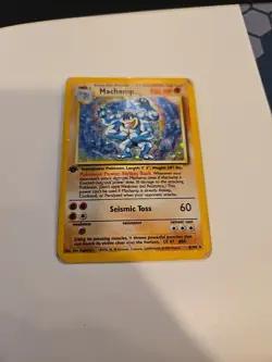 Machamp Holo 1st Edition Base Set #8 1999 Pokemon - Image 3
