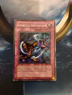1x Spirit's Invitation NM 1st Edition LOD-095 Legacy of Darkness Yugioh - Image 1