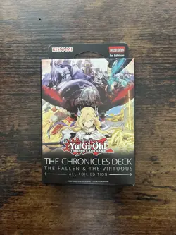 Yu-Gi-Oh! Sealed The Chronicles Deck: The Fallen & The Virtuous (All-Foil) - Image 1