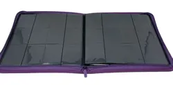 Z-Folio LX Binder Trading Card Game TCG BCW 12 Pocket 20 Double Pages PURPLE - Image 1