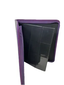 Z-Folio LX Binder Trading Card Game TCG BCW 12 Pocket 20 Double Pages PURPLE - Image 2