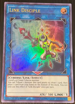 Yugioh Cards - Link Disciple 1996 1st Edition DUPO-EN070 - Image 1