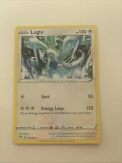 Pokemon TCG Lugia SWSH Darkness Ablaze 140/189 Regular Non Holo Rare Card - Image 1