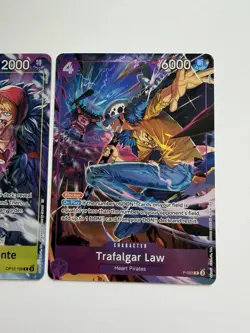 One Piece CCG Illustration Box Vol. 6 Promo Card Set - Near Mint Law/Rosinante - Image 3