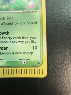 Pokemon TCG Roselia EX Dragon Holo Rare Card 9/97 LP Condition - Image 2