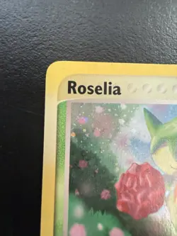 Pokemon TCG Roselia EX Dragon Holo Rare Card 9/97 LP Condition - Image 4