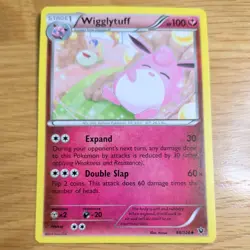 WIGGLYTUFF 66/124 POKEMON CARD (FATES COLLIDE SET) - Image 2