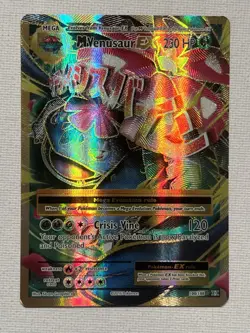 M Venusaur EX Full Art Holo Card 100/108 Evolutions Pokemon TCG - Image 1