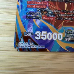 Dragon Ball Super Card Height of Mastery Son Goku, BT4-075 SPR Near Mint NM - Image 2