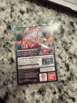 Bandai One Piece Card Game US Voyage Monkey D. Luffy Holo Card ST01-006 - Image 2