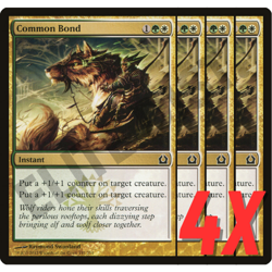 MTG Common Bond (Return to Ravnica) 151/274 (NEAR MINT) (4X) - Image 1
