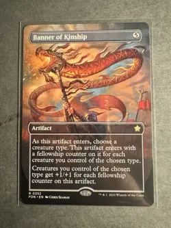 Banner of Kinship (Borderless) Foundations Regular - Magic the Gathering MtG NM - Image 1