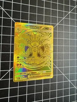 Mega Lucario ex 188/132 Gold Hyper Rare Pokemon Mega Evolution TCG - Image 4