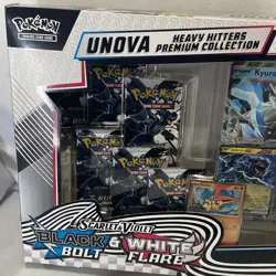Pokemon Sealed Black Bolt & White Flare Unova Heavy Hitters Premium Collection - Image 2