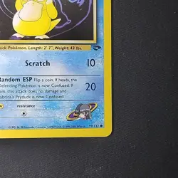 Pokemon TCG Sabrina's Psyduck 99/132 Gym Challenge 1st Edition NM - Image 4