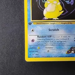 Pokemon TCG Sabrina's Psyduck 99/132 Gym Challenge 1st Edition NM - Image 5