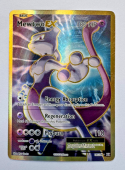 Pokemon TCG Mewtwo EX Full Art Gold Evolutions 103/108 Ultra Rare NM - Image 1