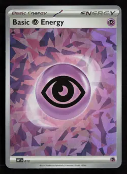 Basic Psychic Energy Cracked Ice Holo 013 Pokemon: Scarlet & Violet Energies NM - Image 1